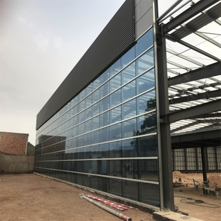 Estrutura de aço industrial pré-fabricada para construção de metal leve galvanizado a quente Armazém/Oficina