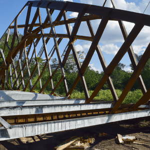 Estrutura de aço comercial pré-fabricada Estrutura em arco de treliça Edifícios de pontes