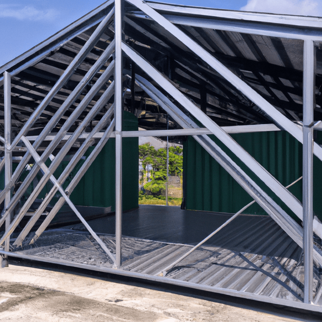 Materiais de construção de aço macio Pré-fabricados Armazém de aço de grande vão Estrutura de aço Prédio comercial Sala de exposições