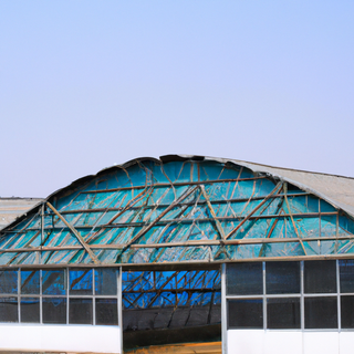 Laboratório modernizado de estrutura de aço pré-fabricada com parede de cortina de vidro