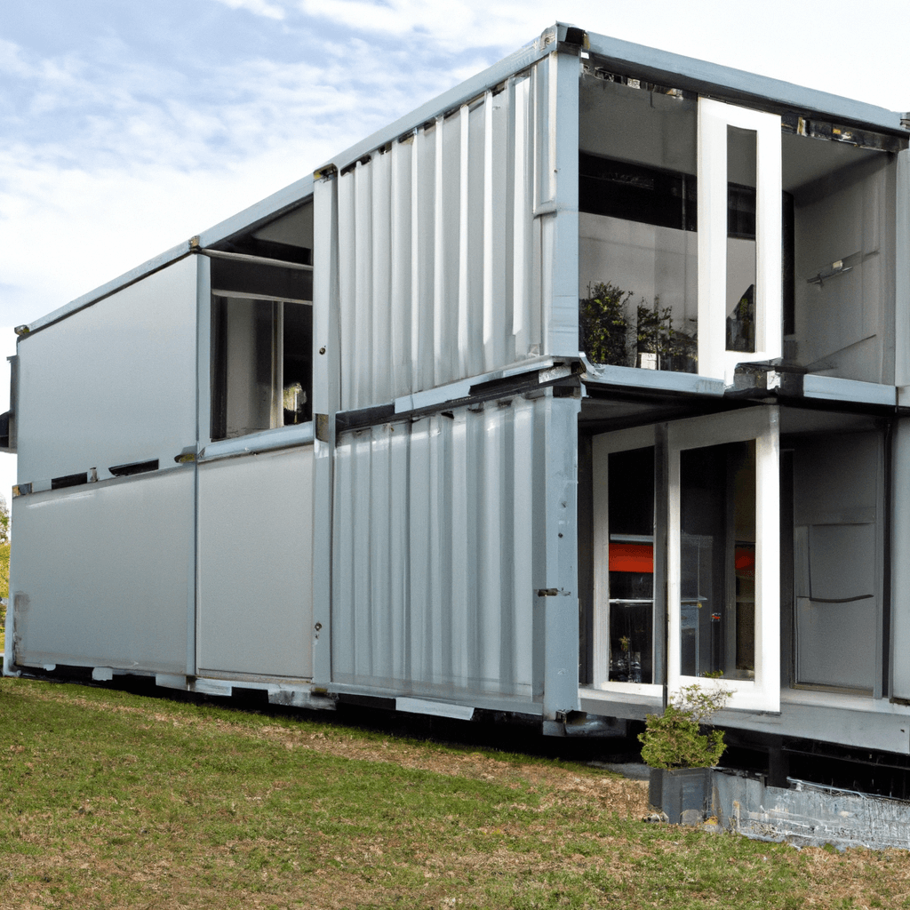 Escritório Casa Contêiner Totalmente Montada Modular Quarto Duplo Casa Pré-fabricada Casas Contêineres